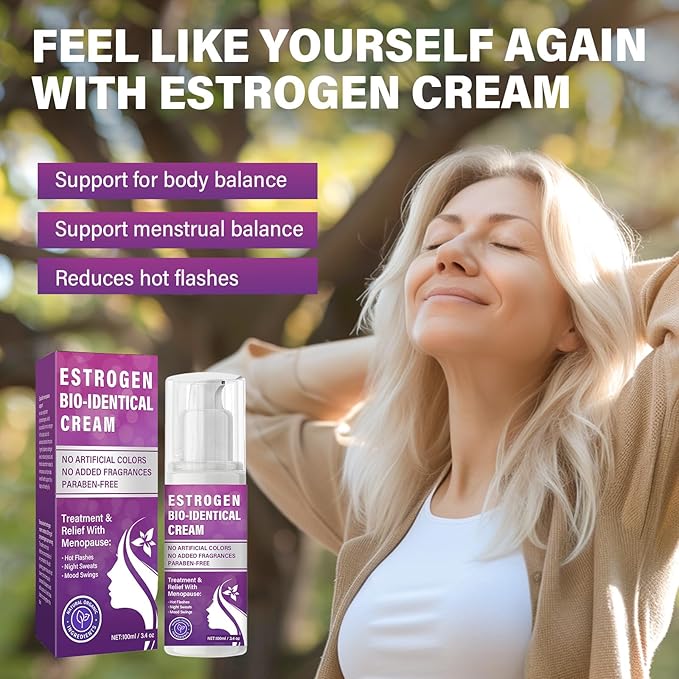 Estrogen Cream for Women, Vegan Estrogen