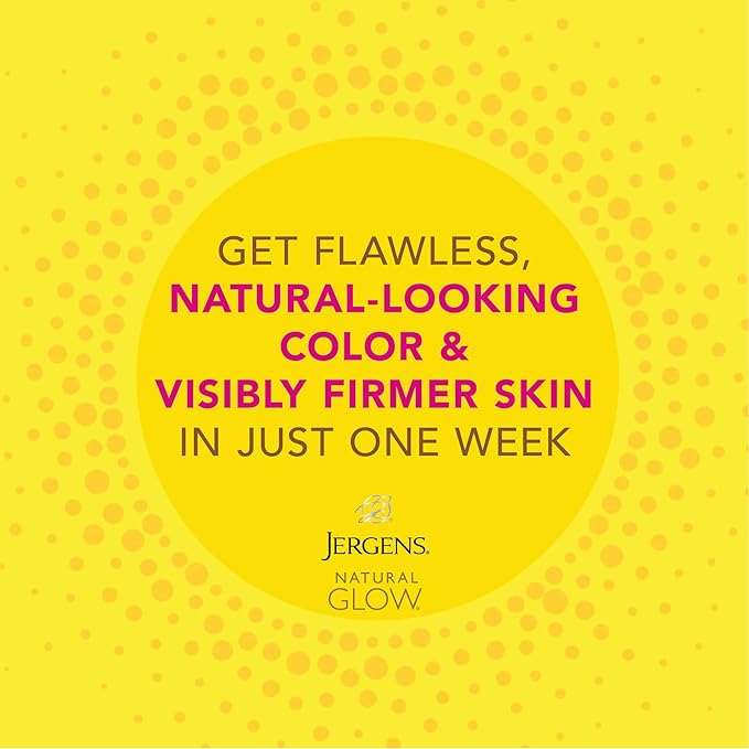 Jergens Natural Glow +FIRMING Lotion, Medium to Tan, 15.0 Fl Oz (Pack of 2)