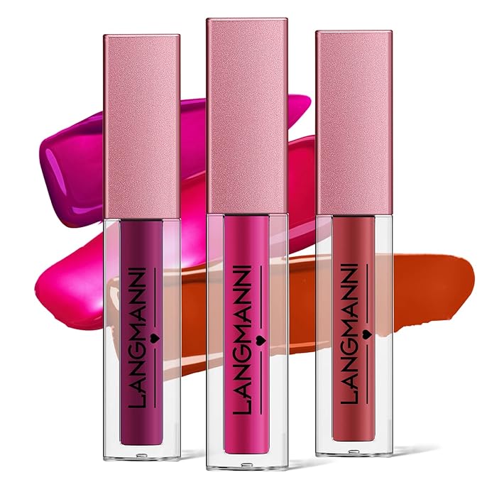 12pcs Lip Gloss Set, Hydrating Long Lasting Waterproof Gloss