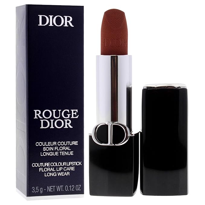 Christian Dior Rouge Dior Couture Velvet Lipstick - 200 Nude Touch for Women - 0.12 oz Lipstick (Refillable)