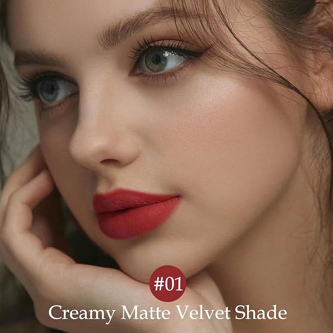 Boobeen Soft Matte Velvet Lip Glaze Liquid Lipstick Glaze