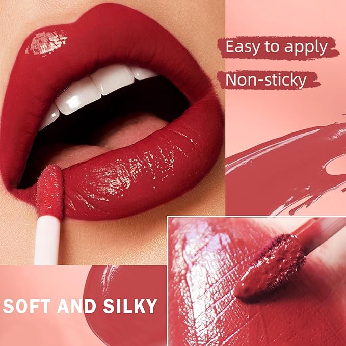 3 in 1 Red Lip Liner and Lip Gloss