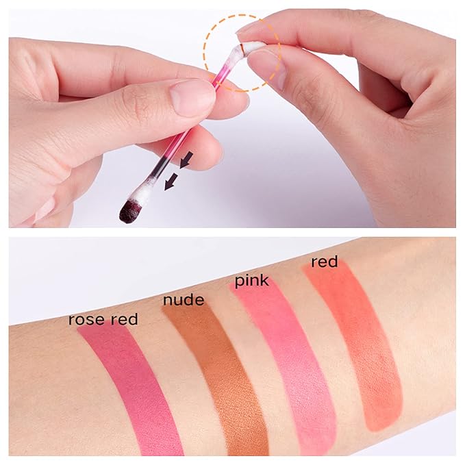 Tattoo Lipstick, 20 Pcs Tattoo Lipstick cotton swab,