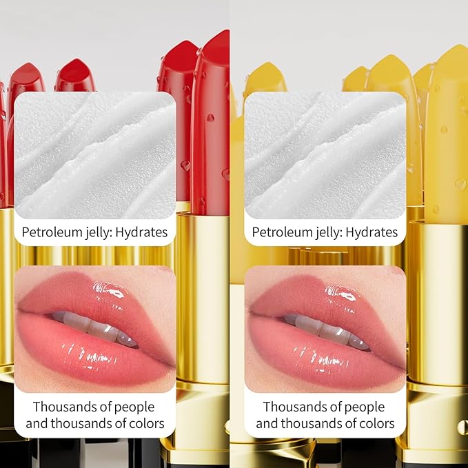 Color Changing Lipstick 2 Pack Tinted Lip Balm Changing
