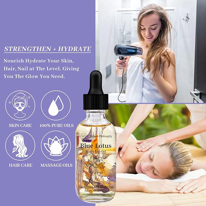 Blue Lotus Multi-Use Oil for Face,
