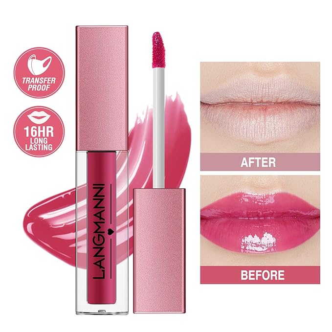 12pcs Lip Gloss Set, Hydrating Long Lasting Waterproof Gloss