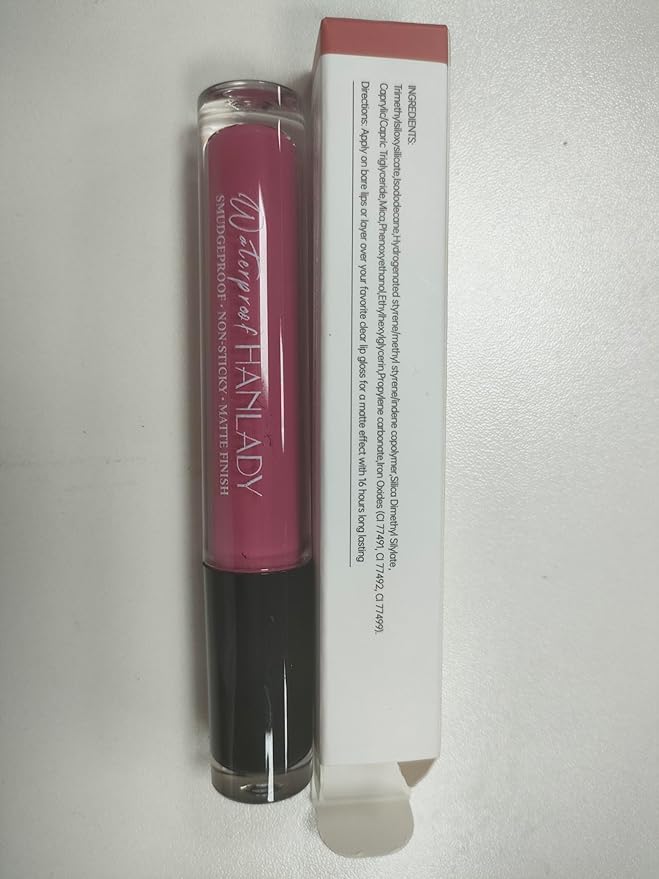 Pink Lipstick Matte, Rose Pink Liquid Lipstick Long Long