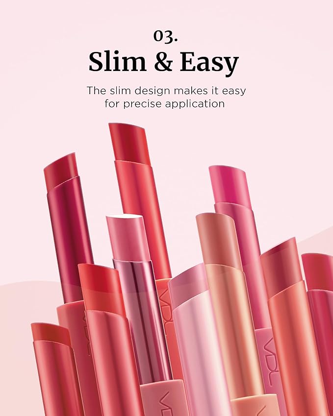 VDL Lip Stain Comfort Slip Lipstick 12, Extra Lightweight,