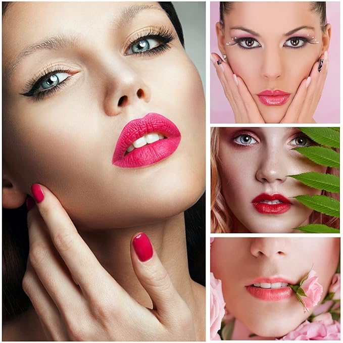 6PCS Matte Liquid Lipstick Sets,Nude Lip Stain,Lasting Waterproof Stain,Lasting