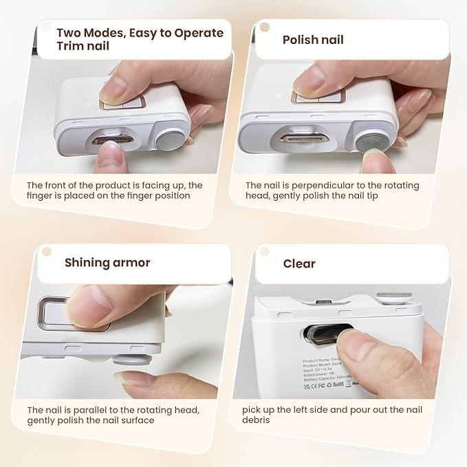 Electric Nail Clipper,Automatic Nail Clipper,Rechargeable
