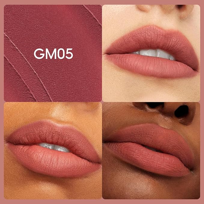 Velvet Matte Lipstick, High Pigment Lip Mud, Longwear, High