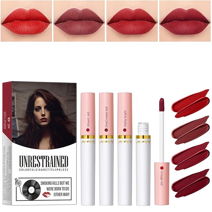 Cigarette Case Lipstick Nude Matte Little Tube Lip Cigarette