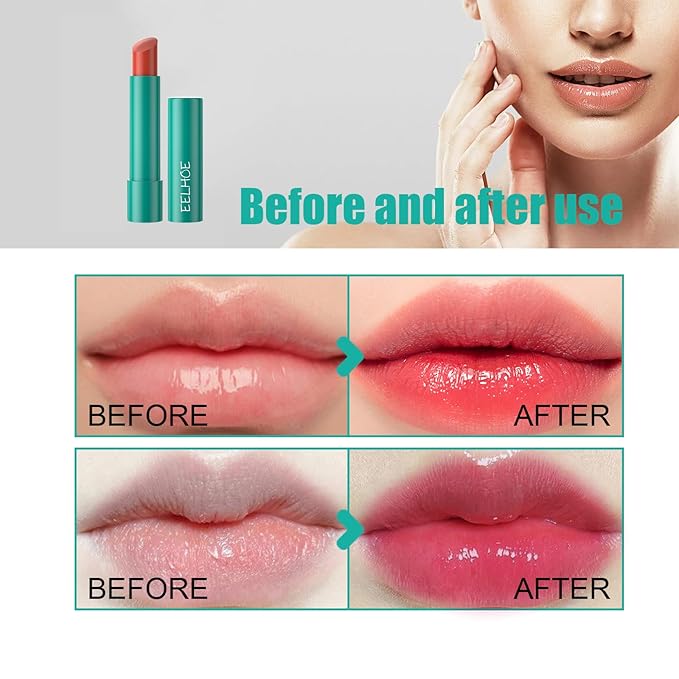 Lip Tint Hydrating, Sheer Strength Hydrating Lip Tint, Tinted Lip Balm Powerful Moisturizing Water Lipstick, Non-Sticky & Long Lasting (#Muted Rose)