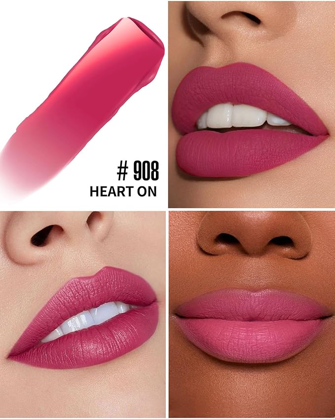 Pink Lipstick Matte, Rose Pink Liquid Lipstick Long Long