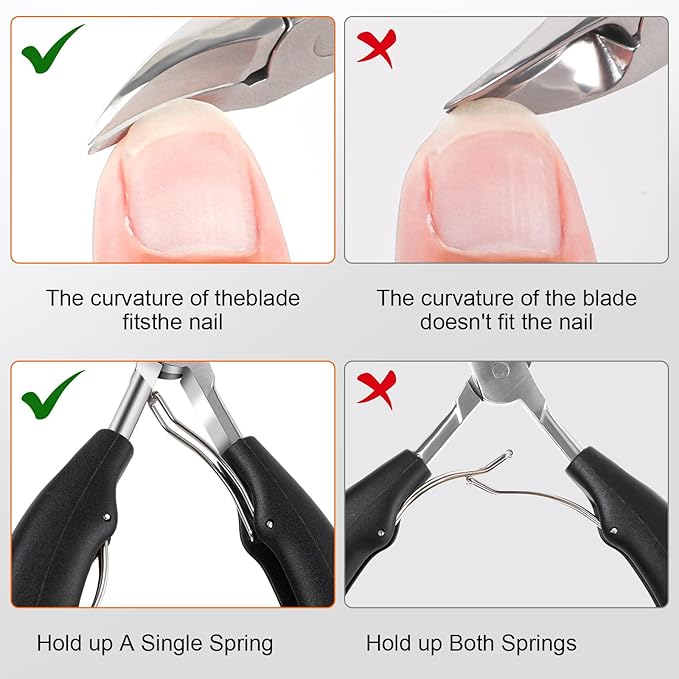 Toe Nail Clippers for Men,