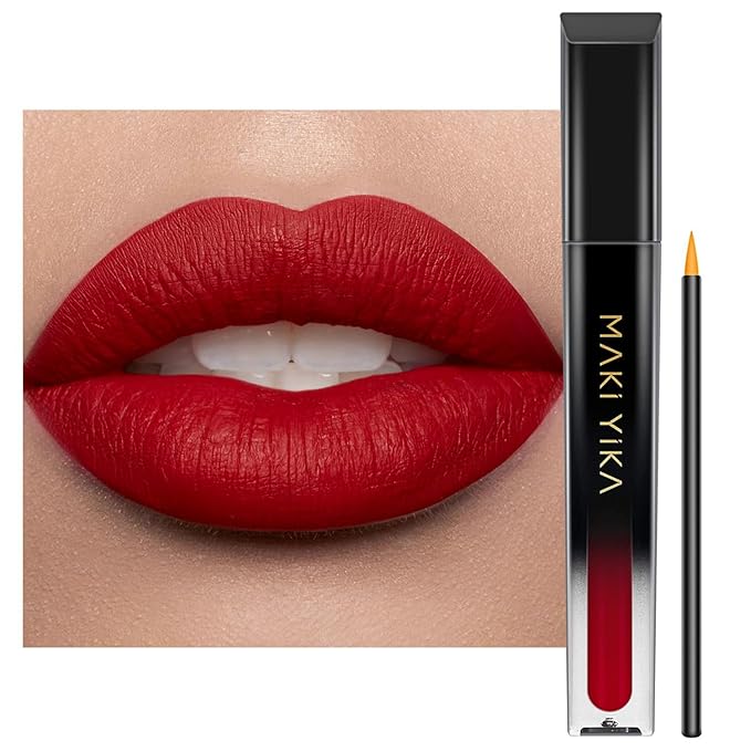 MAKI YIKA Red Lipstick for Women Color Stay Lipstick