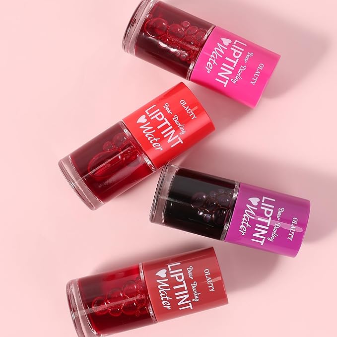 Water Tint Grapefruit Lip Tint Stain, Korean Lip Stain Long Lasting Waterproof, Lip Gloss Moisturizing Natural, Multi-use Lip and Cheek Tint, Lightweight & Non-sticky Finish Lip Tint (grapefruit)