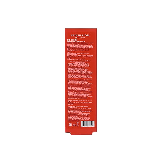 Profusion Cosmetics Hydrating Lip Stain - Vibrant Liquid Hydrating