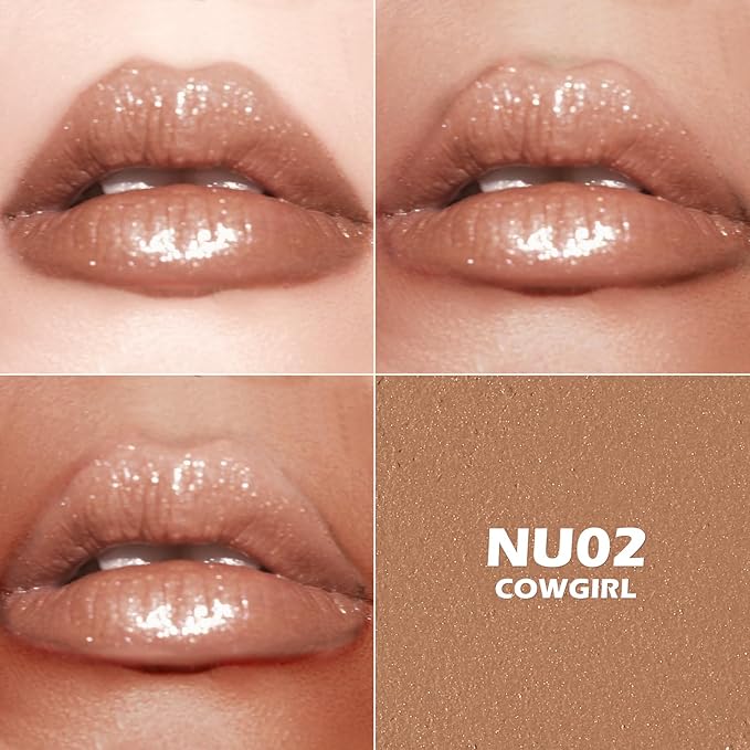 FOCALLURE Moisturizing Shiny Lipstick,Pearl Shimmery Finish,Hydrating Tinted Lip