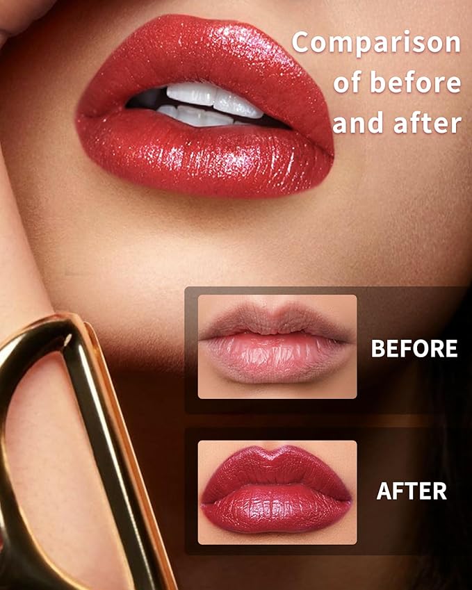 Shimmer Lipstick Long Lasting for Women with Metallic 3D Shine Hydrating Formula, Diamond Nude Glitter Lip Balm Tinted Glossy Lip Gloss High Impact Lip Color Nonstick Full-Coverage Lip Makeup-06