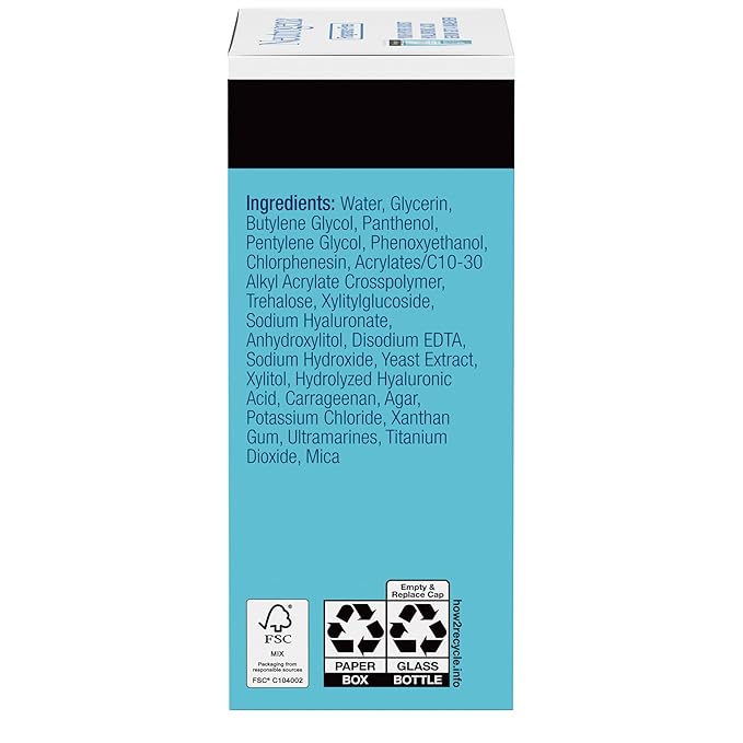 Neutrogena Hydro Boost Hyaluronic Acid Serum For Face, Lightweight Daily Hydrating Serum To Revive Dry Skin, Oil-Free, Non-Comedogenic, Fragrance Free, 1 oz