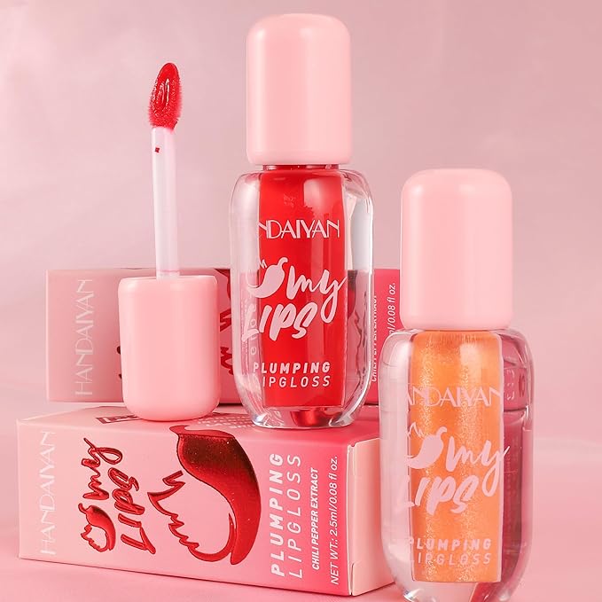 Plumping Lip Gloss With Chili Extract, Fuller Lips Plumping
