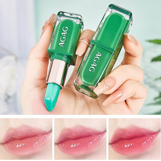 Aloe Vera Lipstick Lip Balm, Magic Temperature Colour Magic