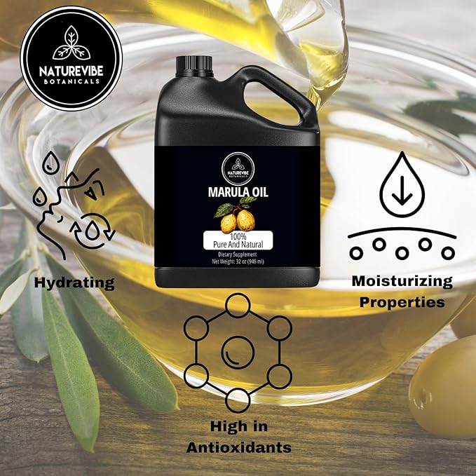 Naturevibe Botanicals Marula Oil 32 Ounces