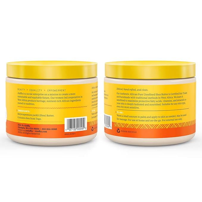 Alaffia Pure Unrefined Shea Butter,