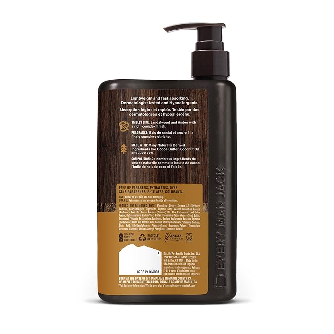 Every Man Jack Mens Amber +
