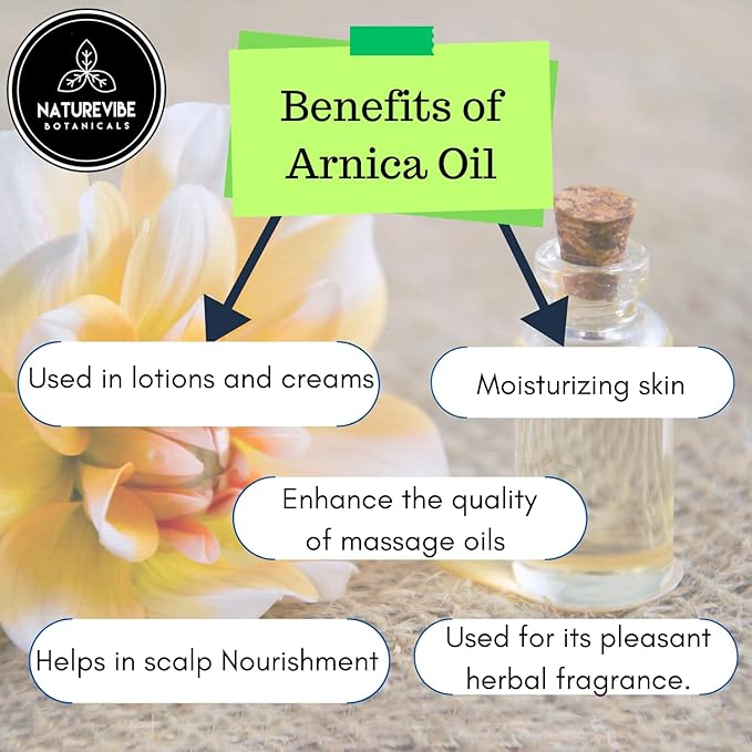 Naturevibe Botanicals Arnica Oil 32 Ounces