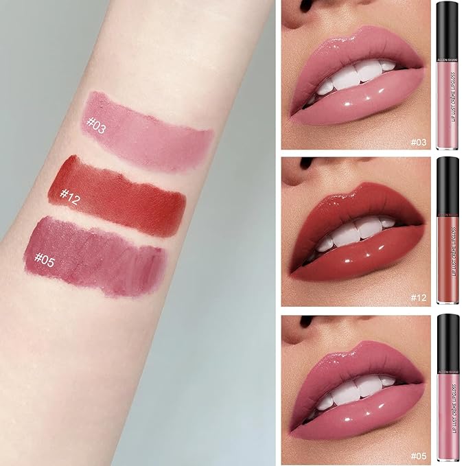 12 Color Cream Lip Gloss, 12 Colors Cream Gloss,