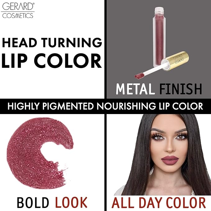 Gerard Cosmetics Metal Matte Liquid Lipstick It's Complicated Gerard