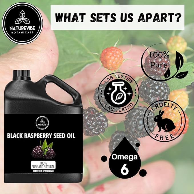 Naturevibe Botanicals Black Raspberry Oil 32