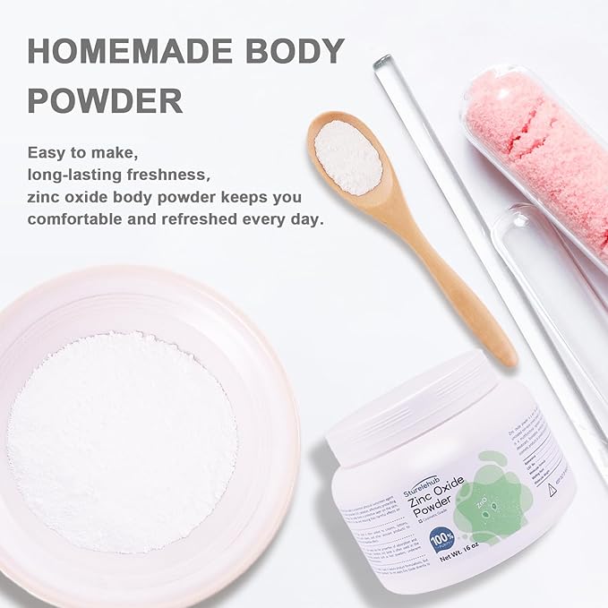 Zinc Oxide Powder, 16OZ 100% Purity,