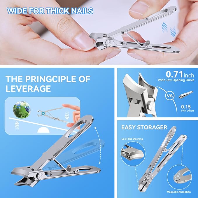 Toenail Clippers for Seniors Thick