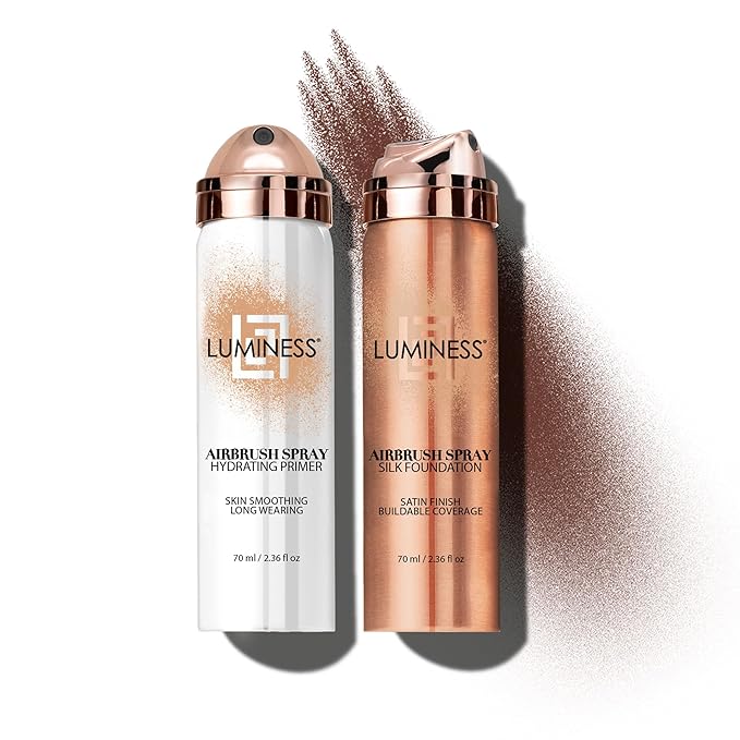 LUMINESS Silk Airbrush Spray Foundation & Primer Kit - Rich)