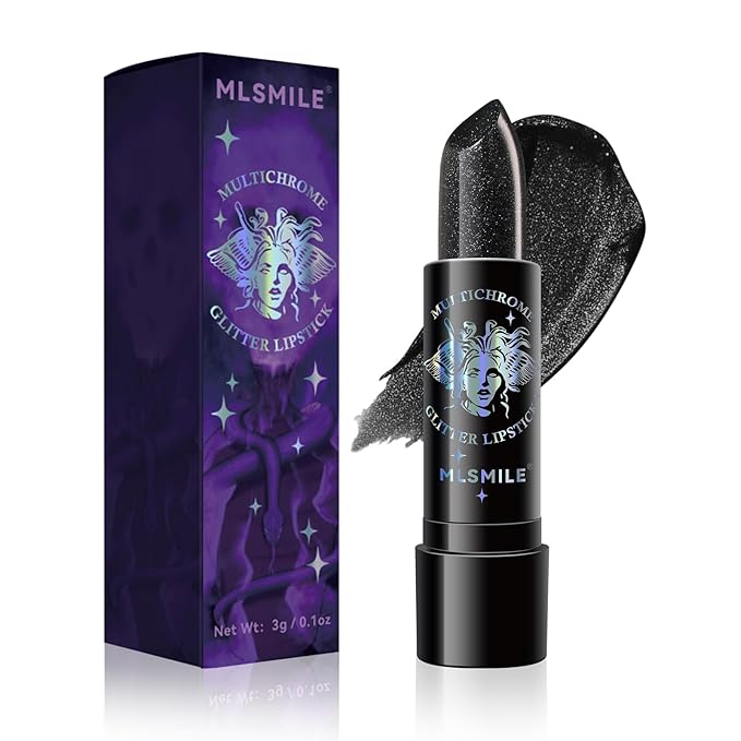 Glitter Lipstick, Pearlized Shimmering Metallic Lip Color, Moisturizing Glitter