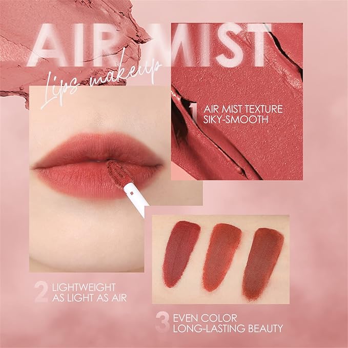 FOCALLURE Matte Lipstick Waterproof Longlasting Quick-Drying Glorious Lip Longlasting