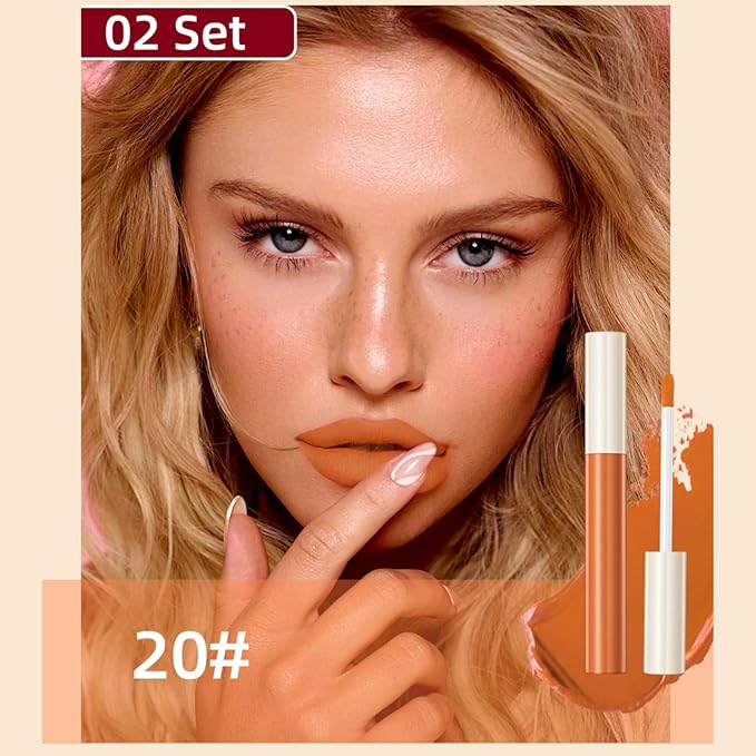 12 Colors Matte Lipstick labiales mate Matte Liquid Long-Lasting