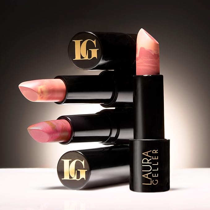 LAURA GELLER NEW YORK Italian Marble Sheer Lipstick - Dolce - Hydrating & Lightweight - Vitamin E & Caster Seed Oil - Cream Finish