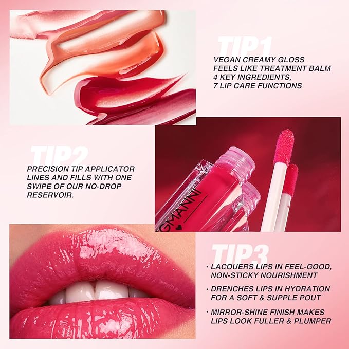 12pcs Lip Gloss Set, Hydrating Long Lasting Waterproof Gloss