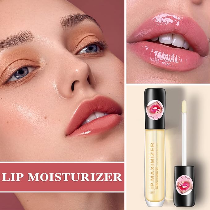 2 Pcs Lip Plumper Lip Gloss,Lip Volume