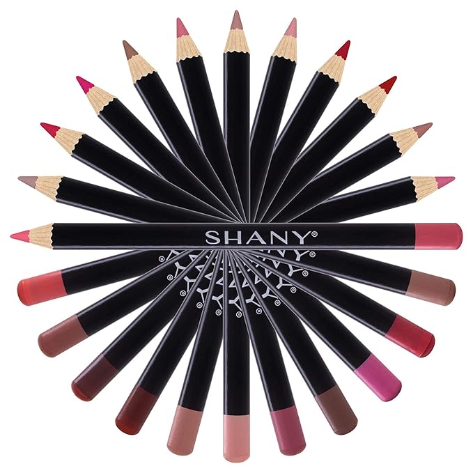 SHANY Dreamy Dozen Matte Lip Liner Set Vegan Dozen
