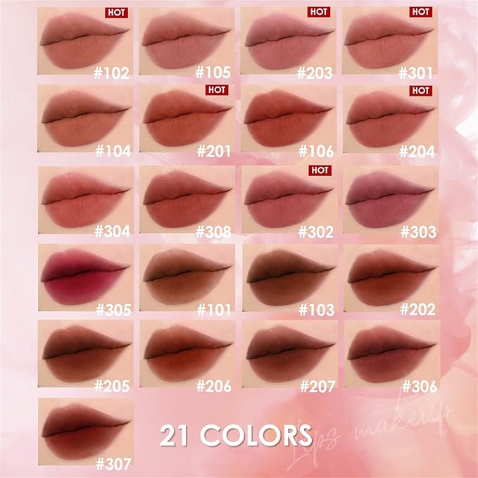 FOCALLURE Matte Lipstick Waterproof Longlasting Quick-Drying Glorious Lip Longlasting