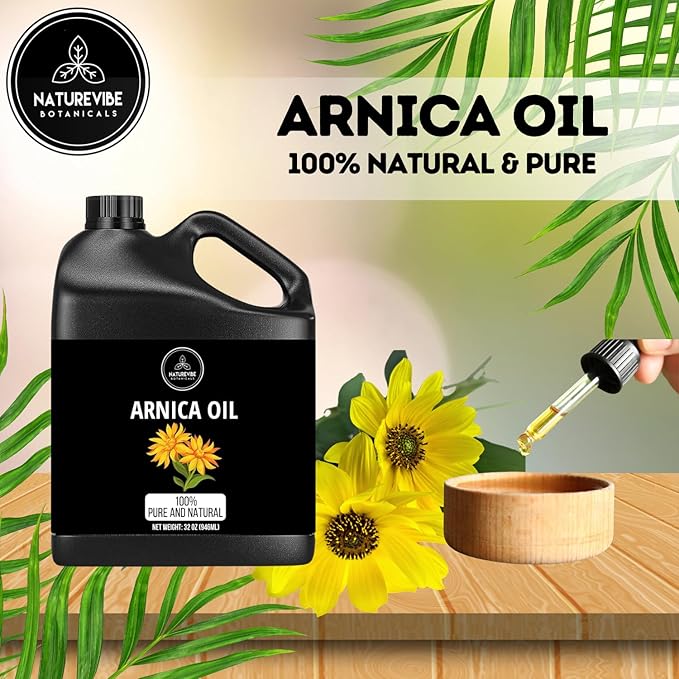 Naturevibe Botanicals Arnica Oil 32 Ounces