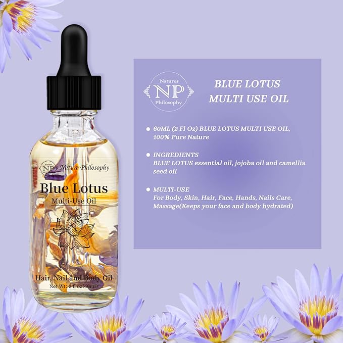 Blue Lotus Multi-Use Oil for Face,