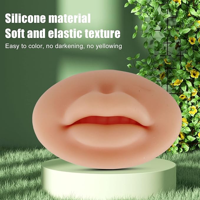 ZJchao 3D Fake Lips, Silicone Fake for Lips Training