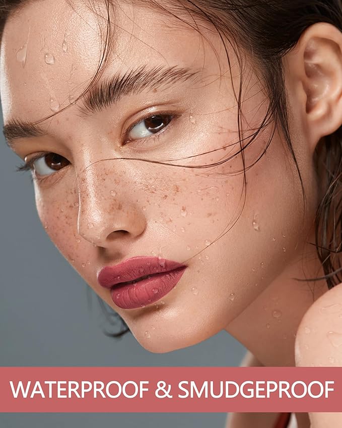 MAKI YIKA Red Lipstick for Women, Red Pink Lipstick