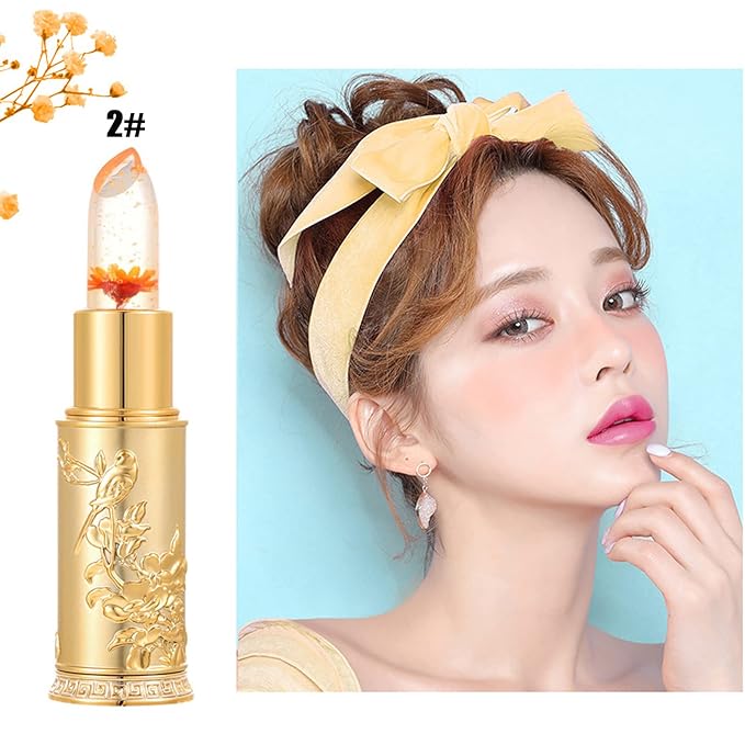 Color Changing Lipstick Flower Lipstick, Color Changing Jelly Changing